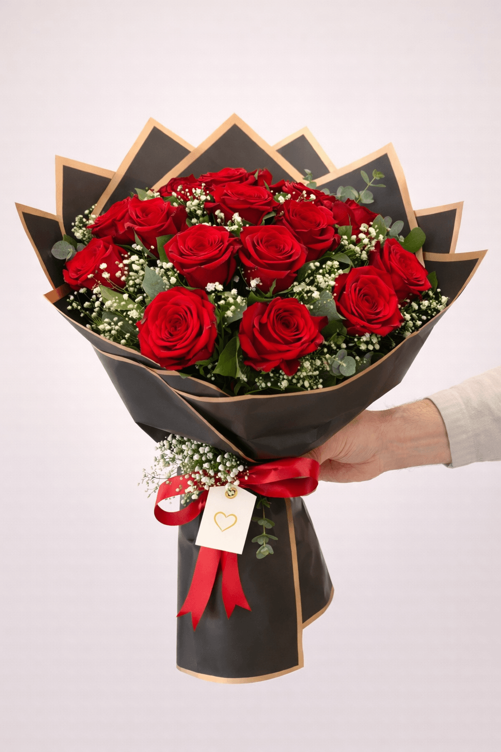 Derin Aşk Kırmızı Gül Buketi